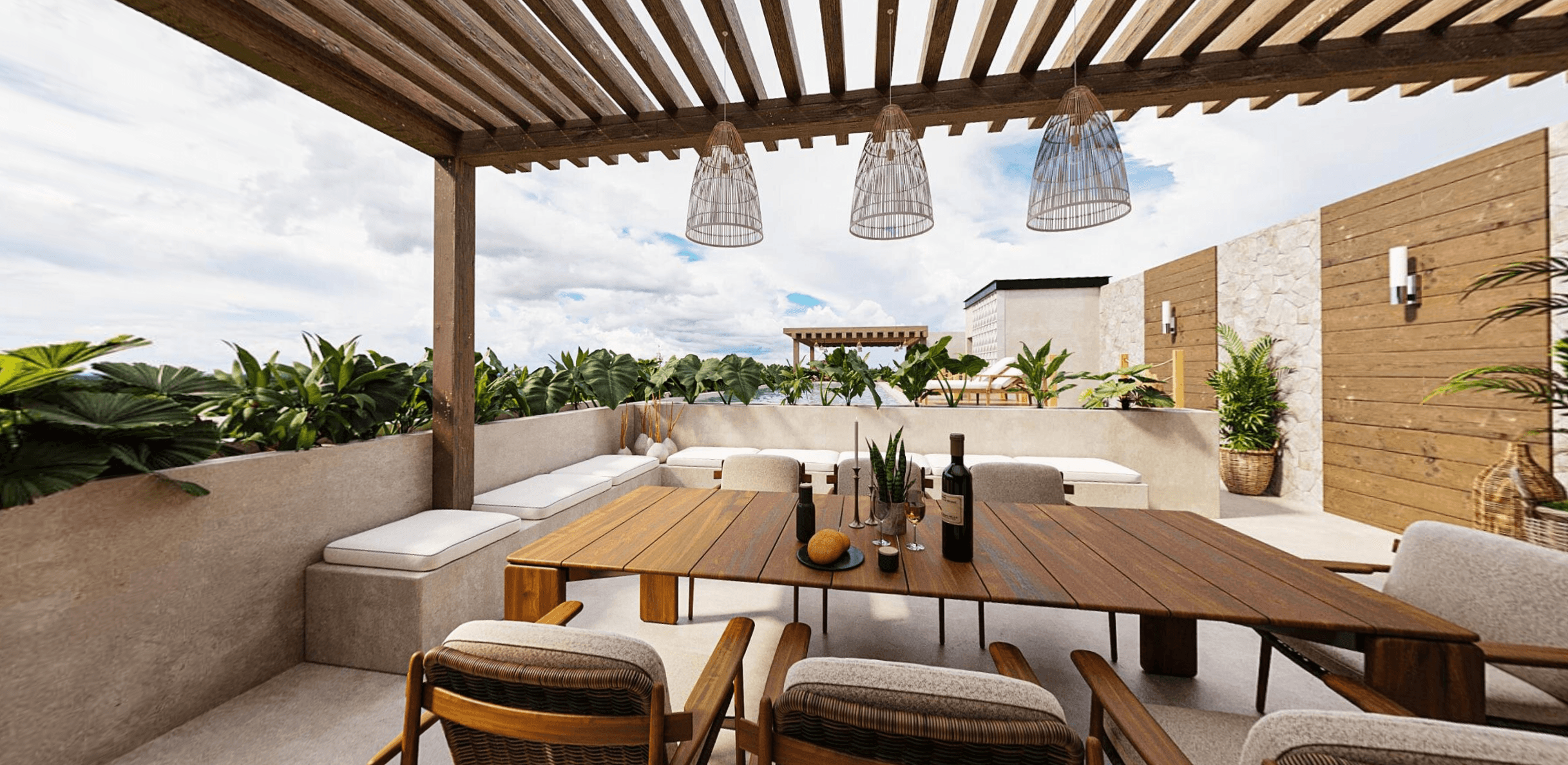 Apartments for Sale in Bacalar: MALENA Bacalar 13 skylounge